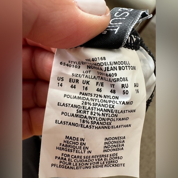 MIRACLESUIT 38DDD Size 14 Bronze Age Norma Jean Retro 2PC Plunging Slimming $208 - Picture 16 of 16